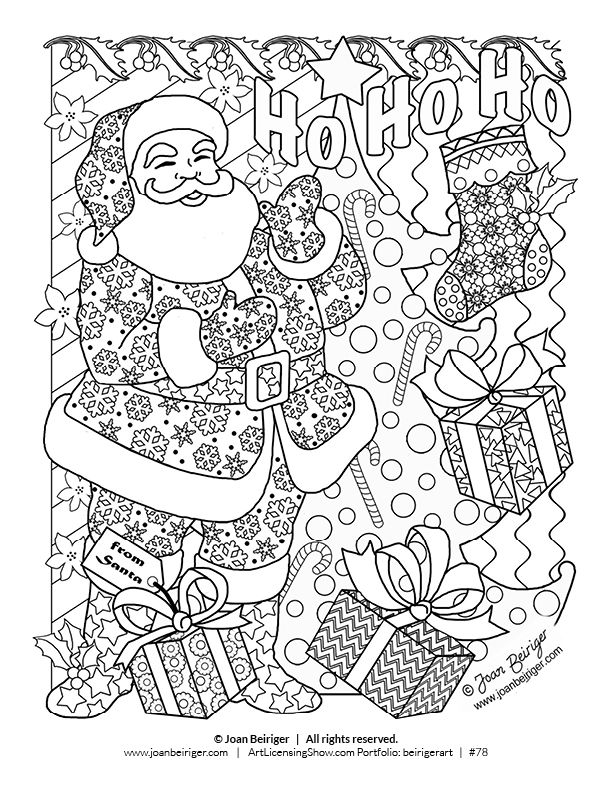 612x792 Free 92 Page Holiday Coloring Book Coloring Books, Holidays