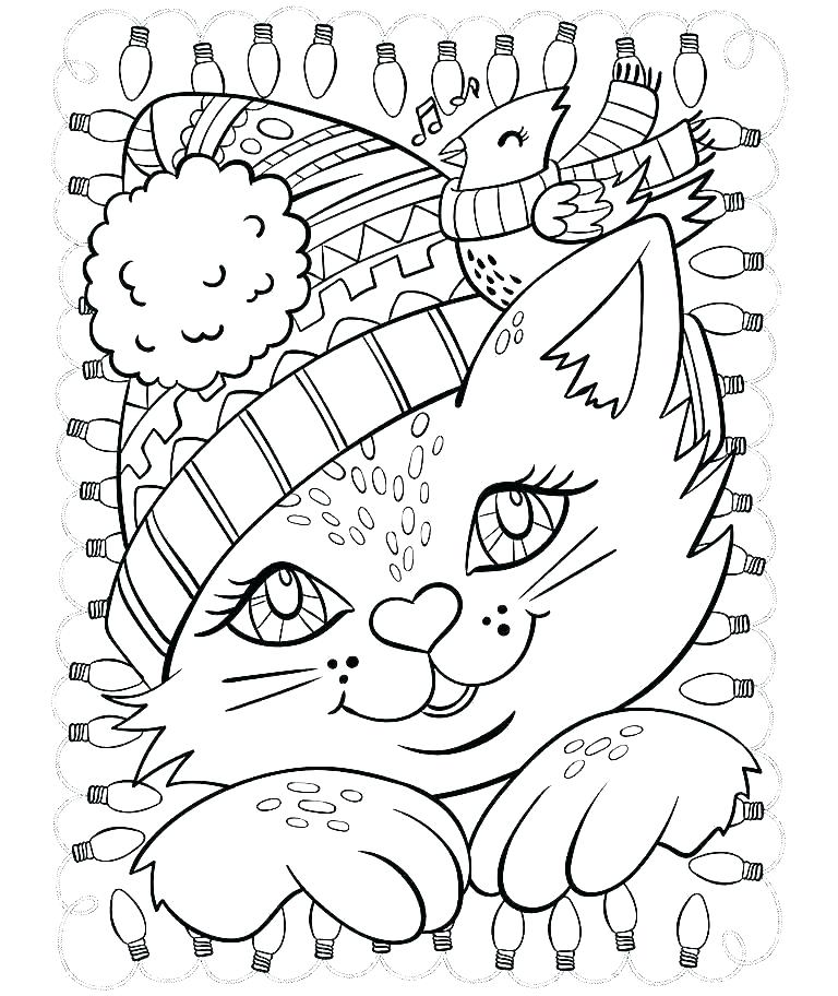 768x912 Holiday Coloring Pages For Adults Free