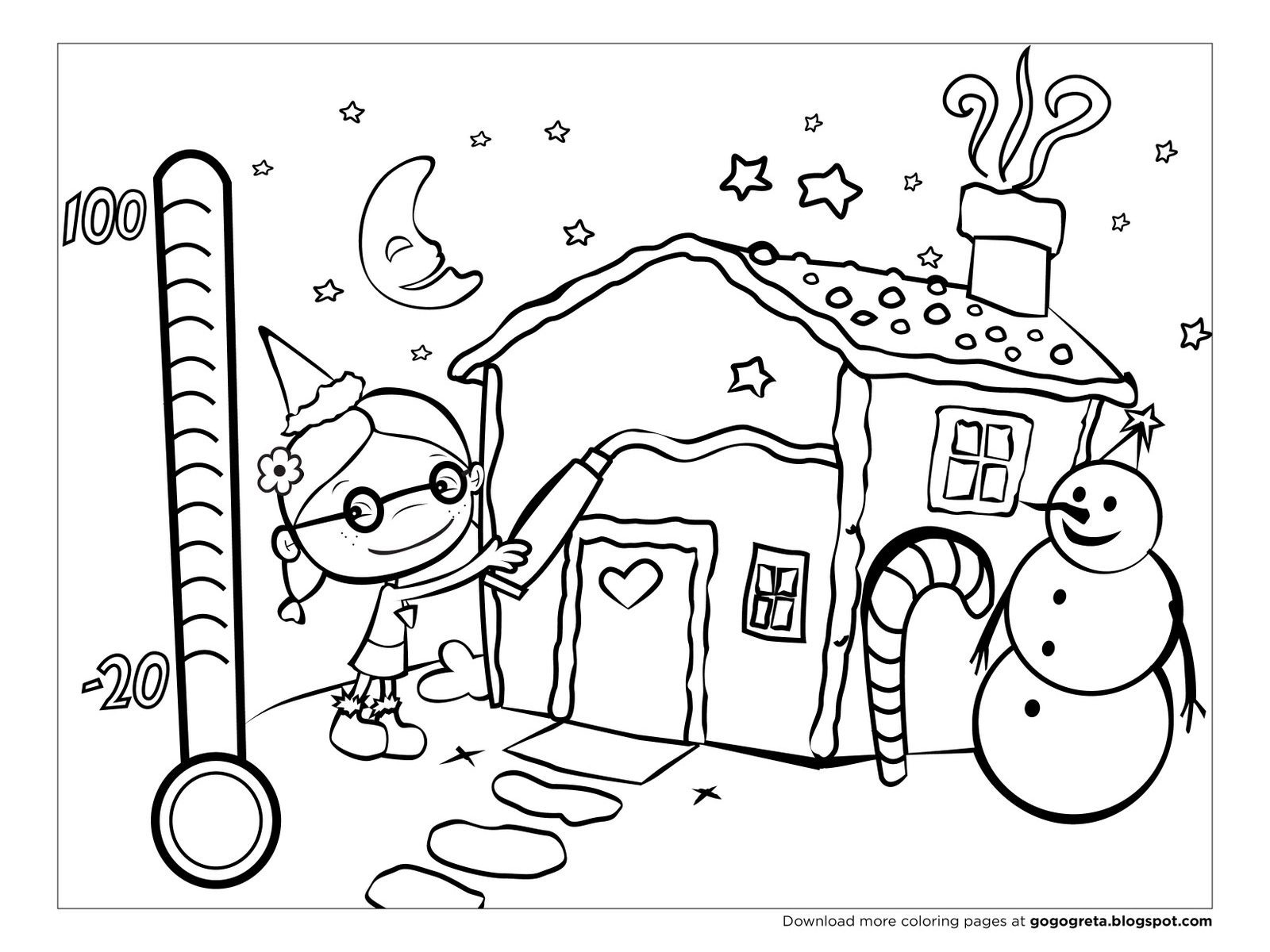 Holiday Coloring Pages For Kindergarten Free Printable Winter 1600x1200 Holiday Coloring Pages For Kindergarten Free Printable Winter