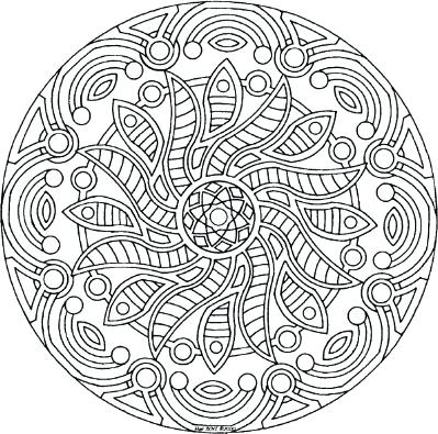 Color Mandalas Online Free Holiday Coloring Complex Mandala 399x395 Color Mandalas Online Free Holiday Coloring Complex Mandala
