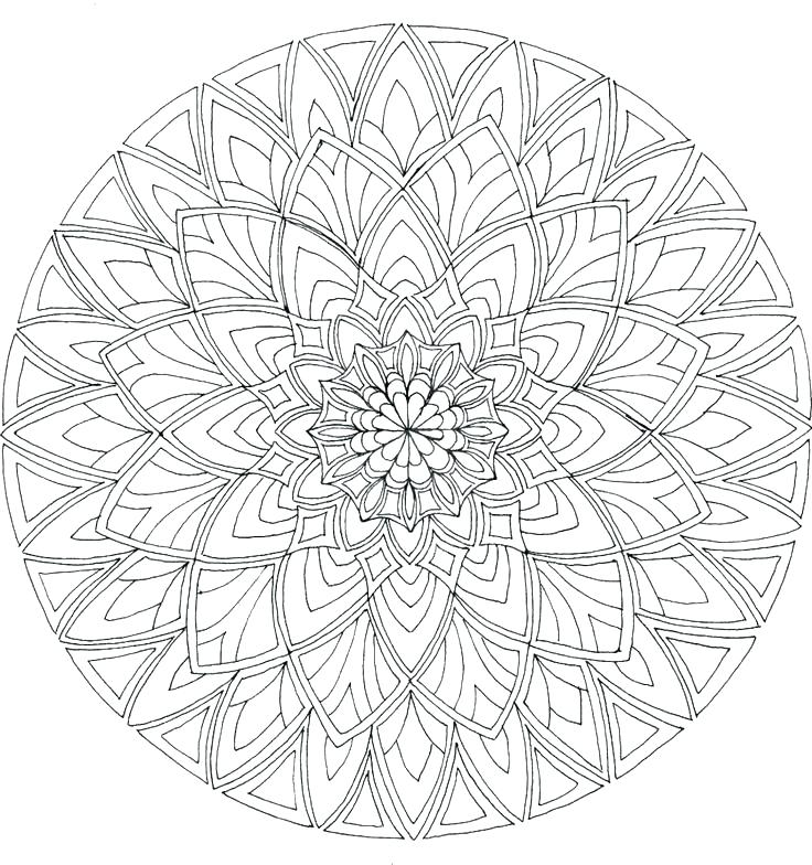 736x784 Free Printable Mandalas Coloring Pages Online Mandala Coloring