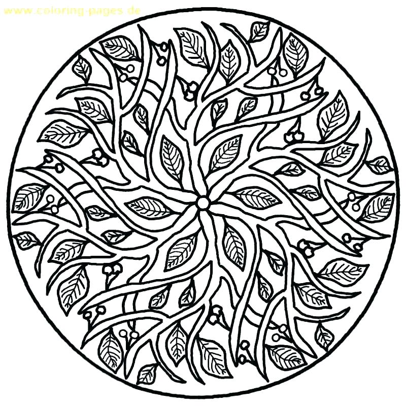 800x800 Christmas Mandala Coloring Pages Mandalas To Color Complex Mandala