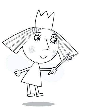 345x431 And Little Kingdom Coloring Pages Birthday Holly Leaves