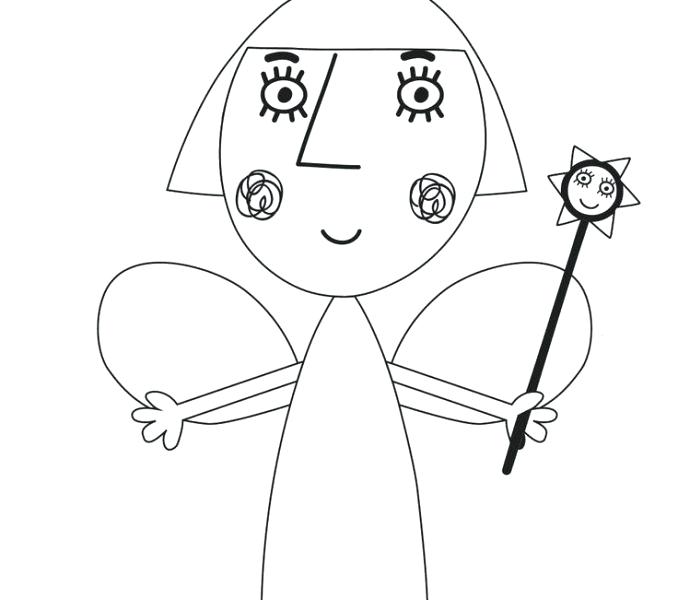 678x600 Ben And Holly Colouring Pages Printable And Holly Printable