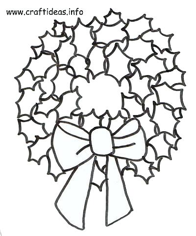 400x480 Holly Coloring Page
