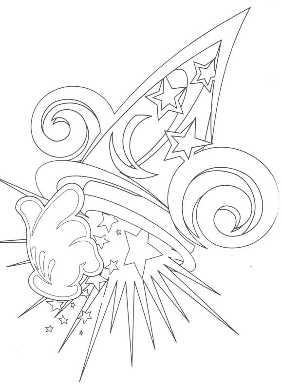 579x800 Une De Coloriages Sur Le Des Parcs Disney En Dehors