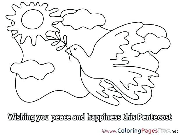 618x464 Holy Spirit Coloring Page Holy Spirit Coloring Page Birthday