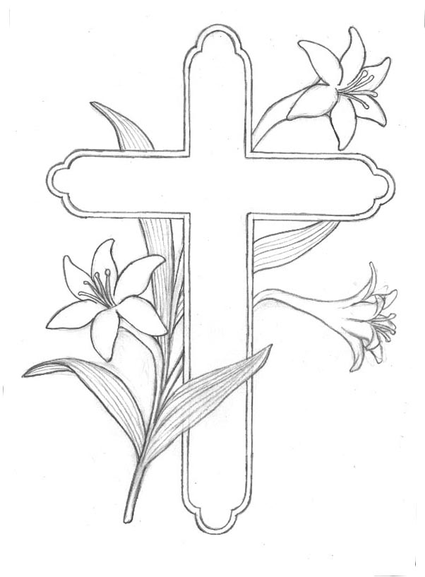 Cross Coloring Pages 602x817 Cross Coloring Pages