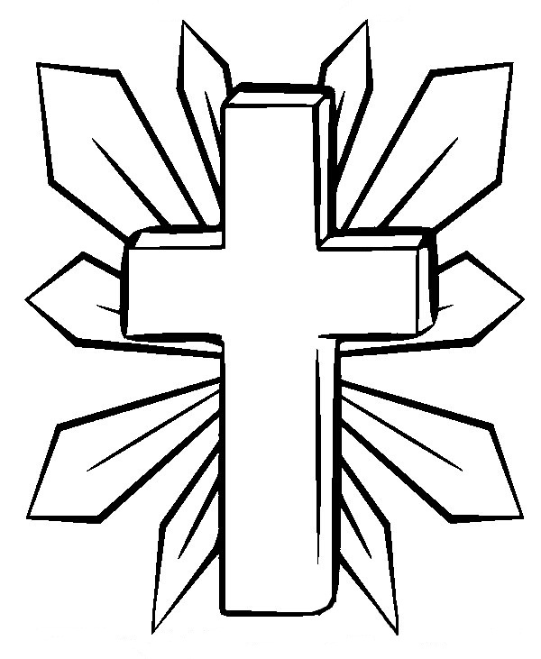 Cross Coloring Pages Printable Printable Cross Coloring Pages 600x731 Cross Coloring Pages Printable Printable Cross Coloring Pages