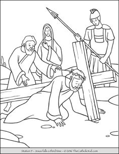 Stations Of The Cross Coloring Pages 10 236x305 Stations Of The Cross Coloring Pages 10