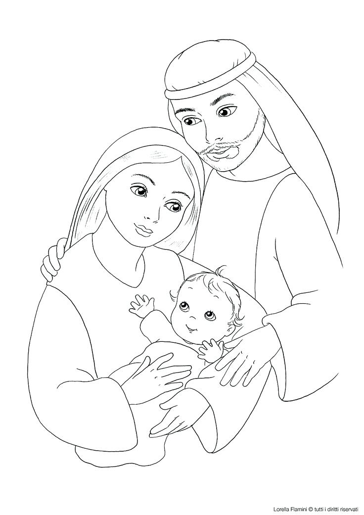 736x1041 Holy Family Coloring Page Holy Family Coloring Pages Page 1 Holy