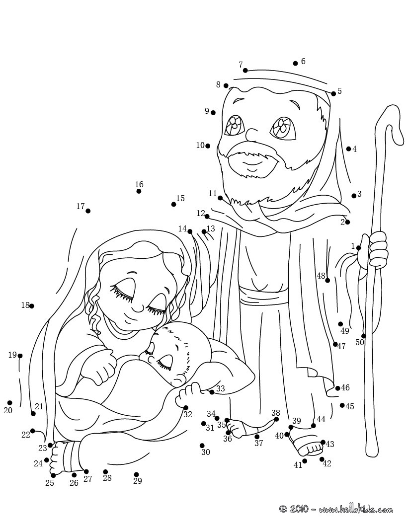 821x1061 Holy Family Coloring Sheet Free Download