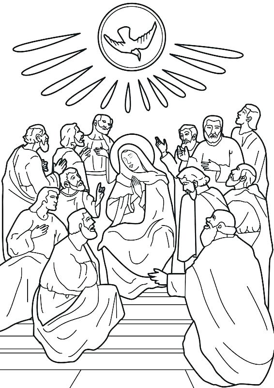 Holy Spirit Coloring Page at GetColorings.com | Free printable ...