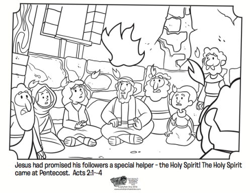 497x383 Pentecost Coloring Page Pentecost Coloring Page Whats In The Bible