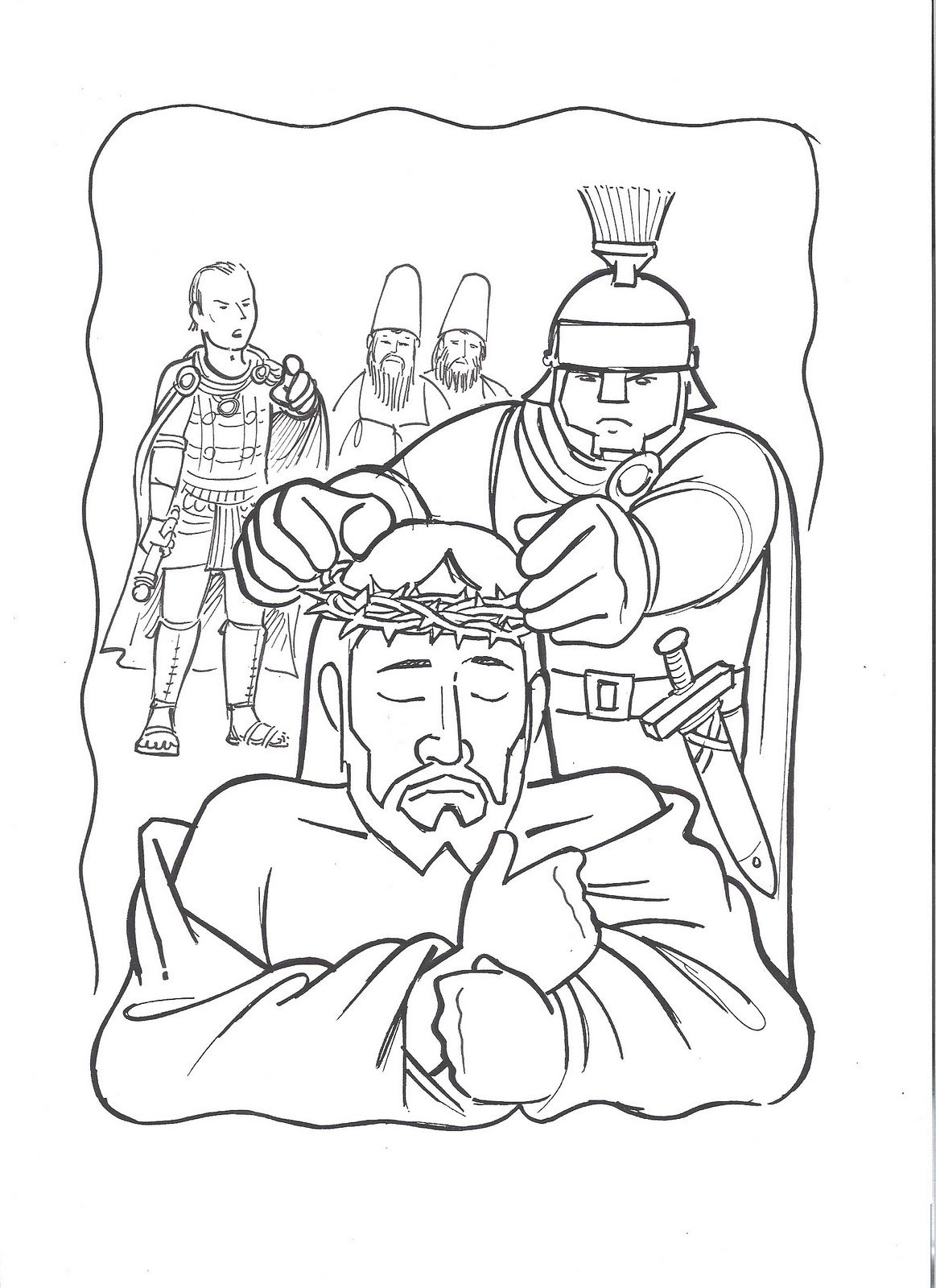 1163x1600 Familia Estaciones De La Cruz Para Colorear Dibujos