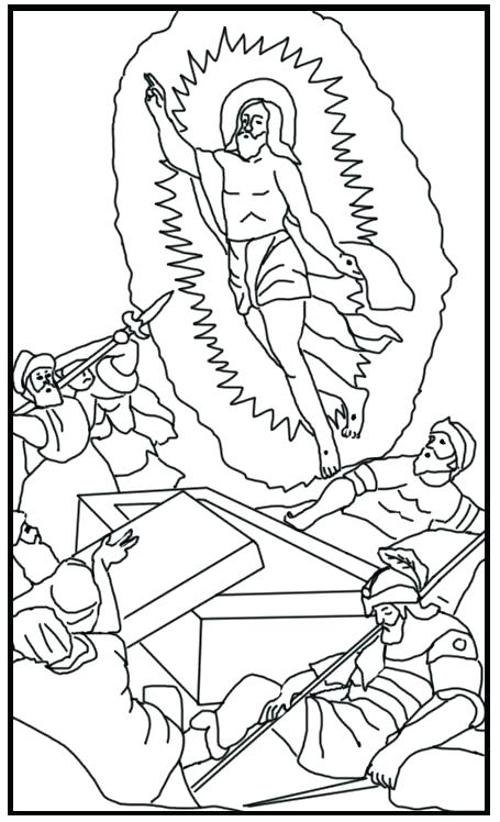 Resurrection Coloring Pages 455x748 Resurrection Coloring Pages