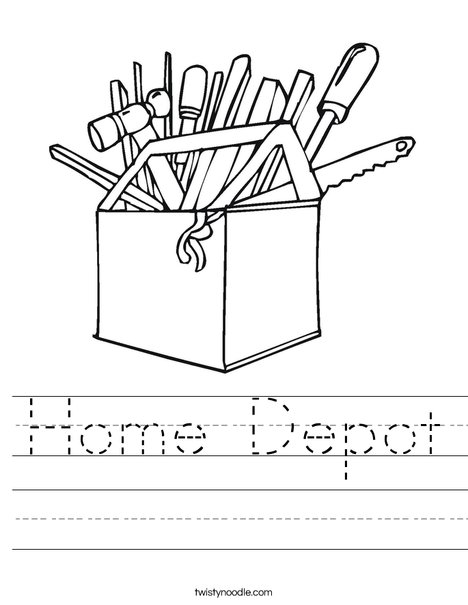 468x605 Home Depot Worksheet