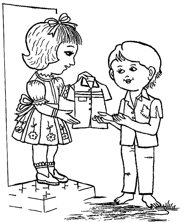 Helping Others Coloring Pages 600x728 Helping Others Coloring Pages