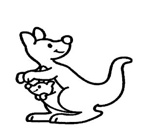 12 Best Kangaroo Coloring Pages Images On Kangaroo 300x281 12 Best Kangaroo Coloring Pages Images On Kangaroo