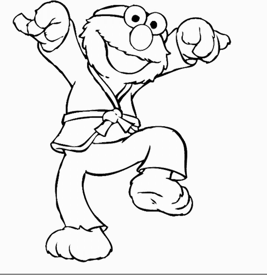 900x929 Birthday Printable Karate Coloring Pages