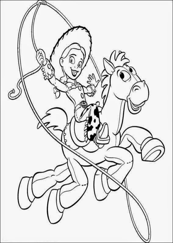 567x794 Jessie Coloring Pages (9 Photos)