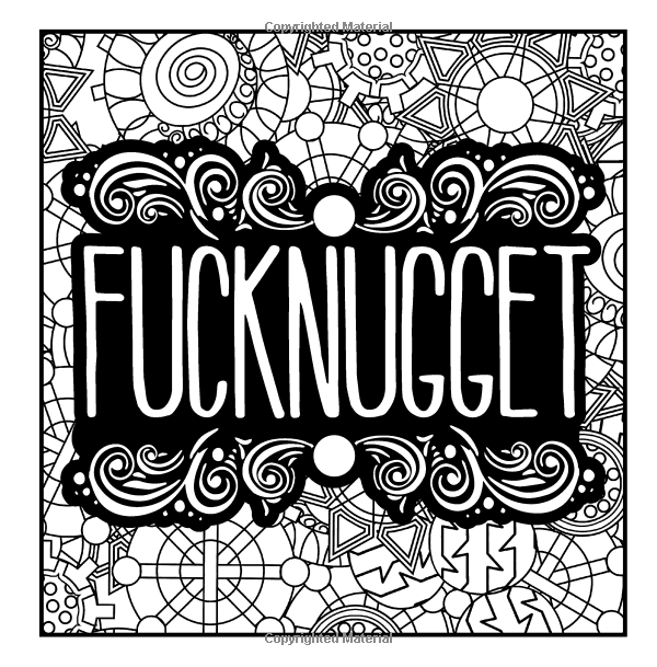 A Swear Word Coloring Book For Adults Sweary Af F 600x609 A Swear Word Coloring Book For Adults Sweary Af F