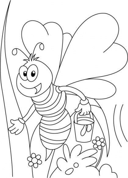 420x586 59 Best Bee Coloring Pages Images On Bees, Coloring