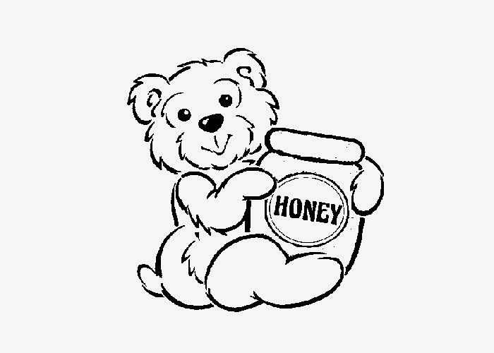 Baby Bear Honey Pot Coloting Sheet Free Coloring Pages 700x500 Baby Bear Honey Pot Coloting Sheet Free Coloring Pages