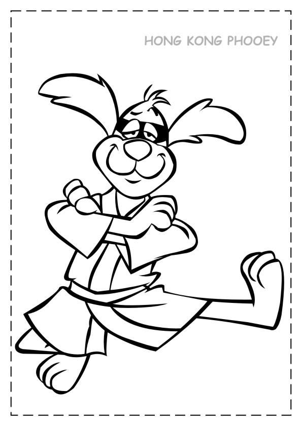 Hong Kong Coloring Page