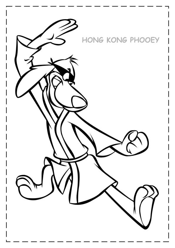595x841 Hong Kong Phooey Coloring Page 5