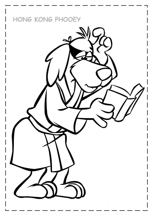 595x841 Hong Kong Phooey Coloring Page 6