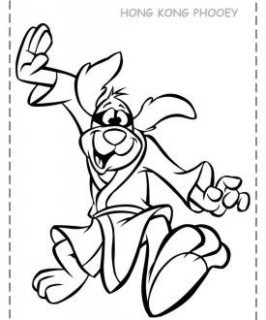 266x320 Hong Kong Phooey Coloring Page 7 80s Cartoons Colouring