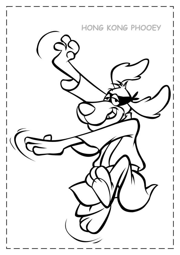 595x841 Hong Kong Phooey Coloring Page 8