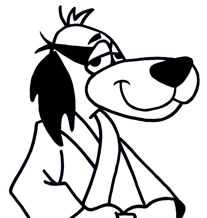 692x731 Hong Kong Phooey Coloring Pages