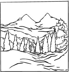 236x246 Free Landscape Coloring Pages Teaching Kids