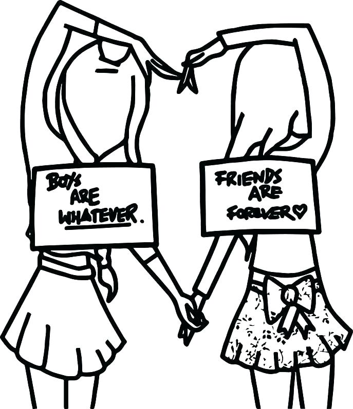 687x797 Ravishing Friendship Coloring Sheets Preschool In Fancy Best