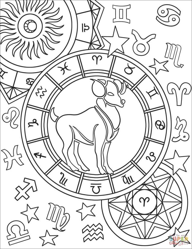 Zodiac Signs Coloring Pages Get Bubbles 791x1024 Zodiac Signs Coloring Pages Get Bubbles