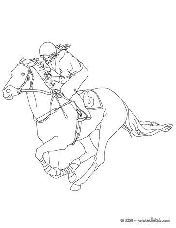 Jockey On A Galloping Horse Coloring Page. More Sports Coloring 364x470 Jockey On A Galloping Horse Coloring Page. More Sports Coloring
