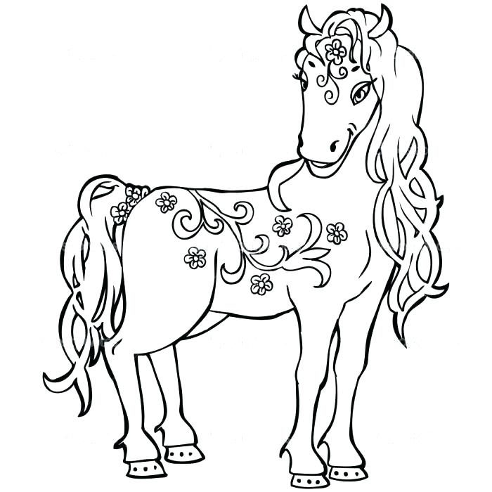 Horse Coloring Page Vector Horse Coloring Page With Horse Face 700x700 Horse Coloring Page Vector Horse Coloring Page With Horse Face