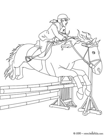 Equestrian Coloring Pages 364x470 Equestrian Coloring Pages