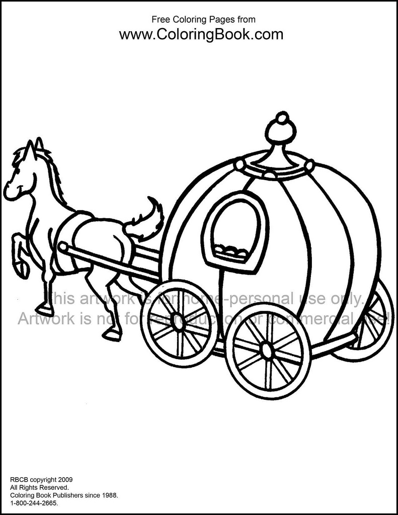 791x1024 Horse And Carriage Free Coloring Page Wayne Bell