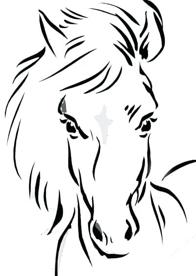 400x563 Horses Coloring Pages Horse Coloring Pages For Young Equestrian