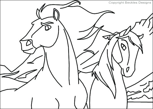 Horse Coloring Pages Spirit Horse Coloring Pages To Print Horse 600x429 Horse Coloring Pages Spirit Horse Coloring Pages To Print Horse