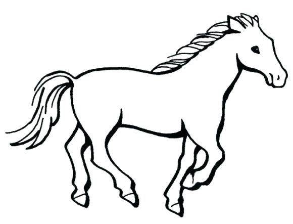 Coloring Pages Horse Coloring Pages Horse Simple Horse Coloring 580x443 Coloring Pages Horse Coloring Pages Horse Simple Horse Coloring
