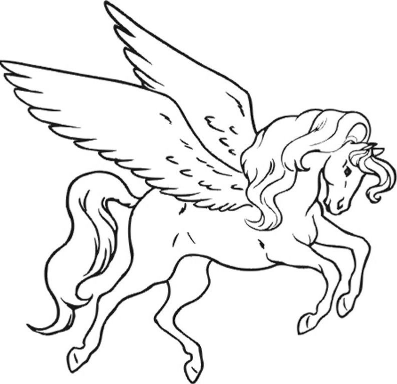 Horse Coloring Pages For Girls