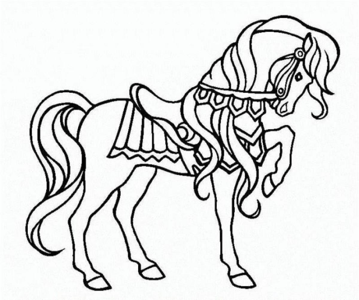 1200x1003 Barbie And Horse Coloring Pages Download And Print For Free