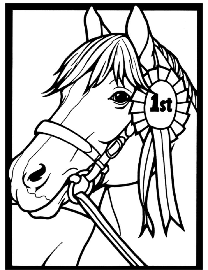 The First Horse Coloring Pages For Kids Bleupnr 712x924 The First Horse Coloring Pages For Kids Bleupnr