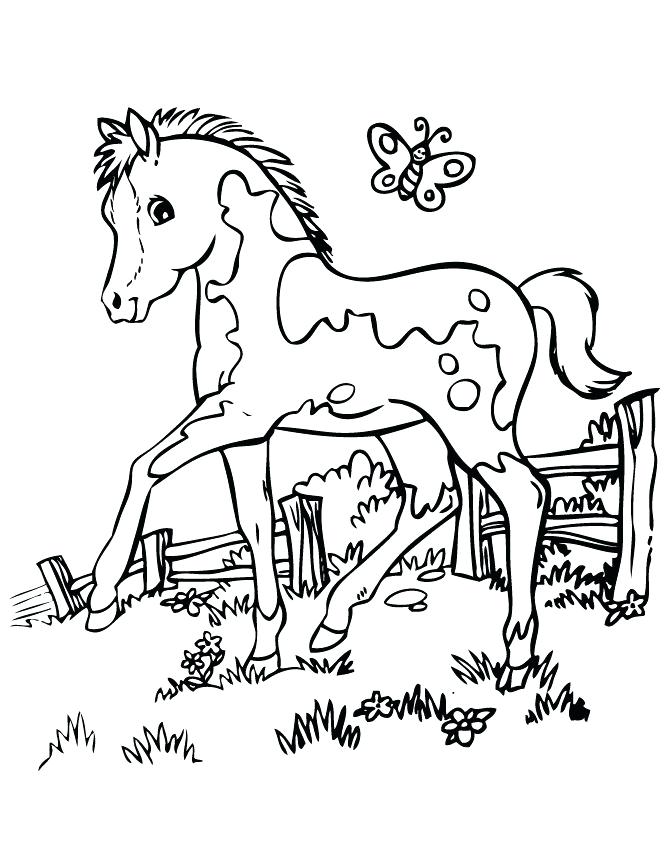 670x867 Race Horse Coloring Pages Painting And Coloring Games Colouring