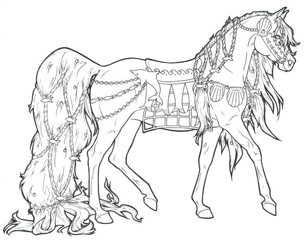 600x476 Coloring Horse Pages Mustang Horse Coloring Pages Free Online