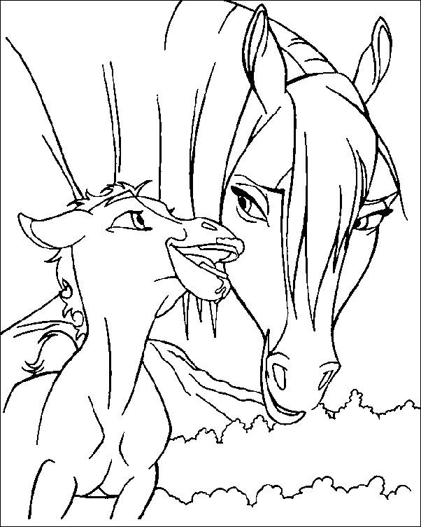 602x752 Coloring Pages Spirit The Wild Horse